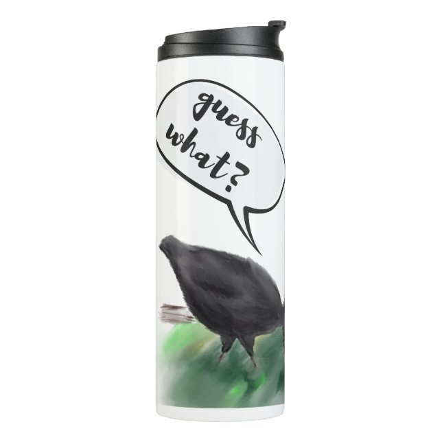 Bouteilles Isothermes Devinez Quoi ? Beurre de poulet Stylisé Poulets et (Tourné sur la gauche)