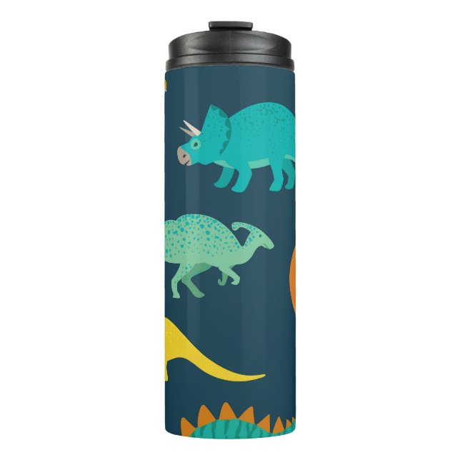 Bouteilles Isothermes Dinosaur Adventure : Papier peint de la crèche pou (Devant)