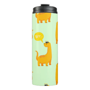 Bouteilles Isothermes Dinosaure Delight : Motif lumineux pour enfants.