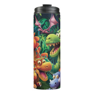 Bouteilles Isothermes "Dinosaures de dessin 3D Sublimation Tumbler