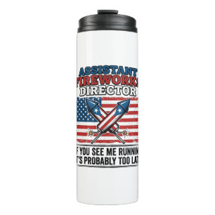 Bouteilles Isothermes Directeur adjoint de feux d'artifice T-shirt drôle
