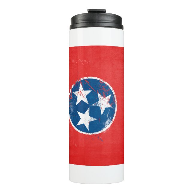 Bouteilles Isothermes Distressed Tennessee Flag (Devant)