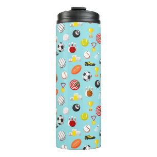 Bouteilles Isothermes Divers éléments sportifs motif colorés
