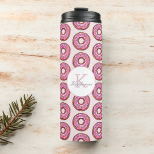 Bouteilles Isothermes Donut Sweet Girl Sprinkings Motif Nom personnalisé