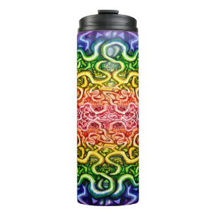 Bouteilles Isothermes Double arc-en-ciel tordu
