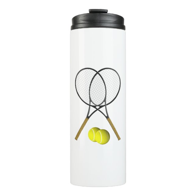 Bouteilles Isothermes Double Tennis Sport Thème (Devant)