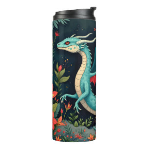 Bouteilles Isothermes Dragon dans la jungle