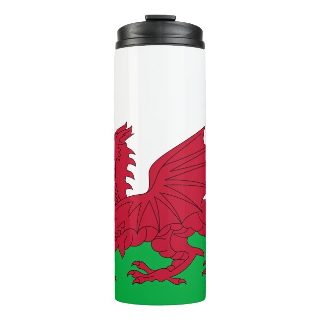 Bouteilles Isothermes Dragon gallois ~ Drapeau du Pays de Galles (Devant)