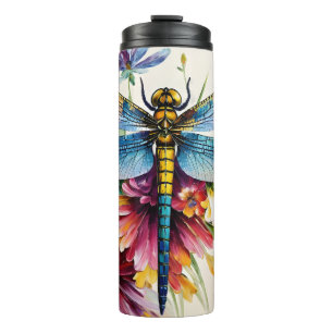 Bouteilles Isothermes Dragonfly Floral Multicolor Art