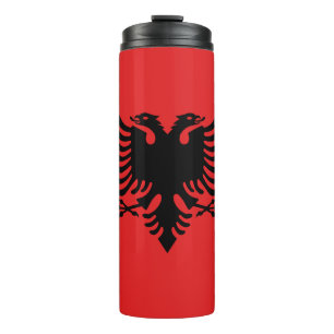 Bouteilles Isothermes Drapeau albanais patriotique