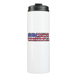 Bouteilles Isothermes Drapeau américain Gravel Cycling