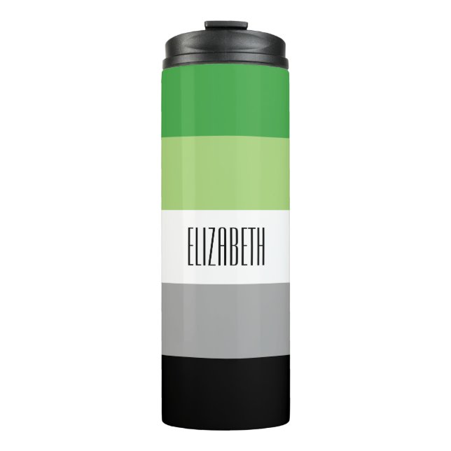 Bouteilles Isothermes Drapeau aromatique Paruline thermique (Devant)