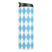 Drapeau bleu et blanc Bavière Rhombus Motif