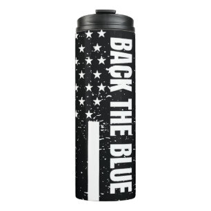 Bouteilles Isothermes Drapeau Bleu Noir Blanc Retour