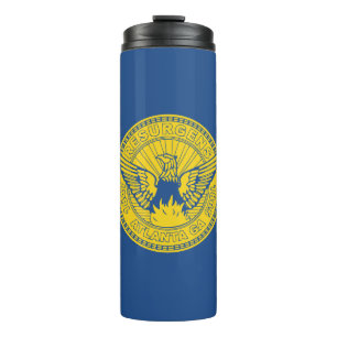 Bouteilles Isothermes Drapeau d'Atlanta, Géorgie Tumbler thermique