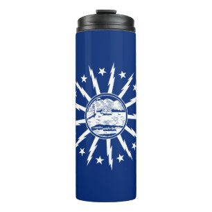 Bouteilles Isothermes Drapeau de Buffalo, New York Tumbler thermique
