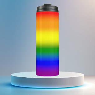Bouteilles Isothermes Drapeau de fierté LGBTQ arc-en-ciel dégradé