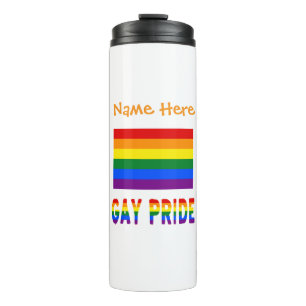 Bouteilles Isothermes Drapeau de la fierté gay personnalisé