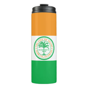 Bouteilles Isothermes Drapeau de Miami, Floride Tumbler thermique