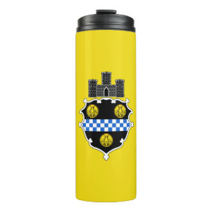 Bouteilles Isothermes Drapeau de Pittsburgh, Pennsylvanie Tumbler thermi
