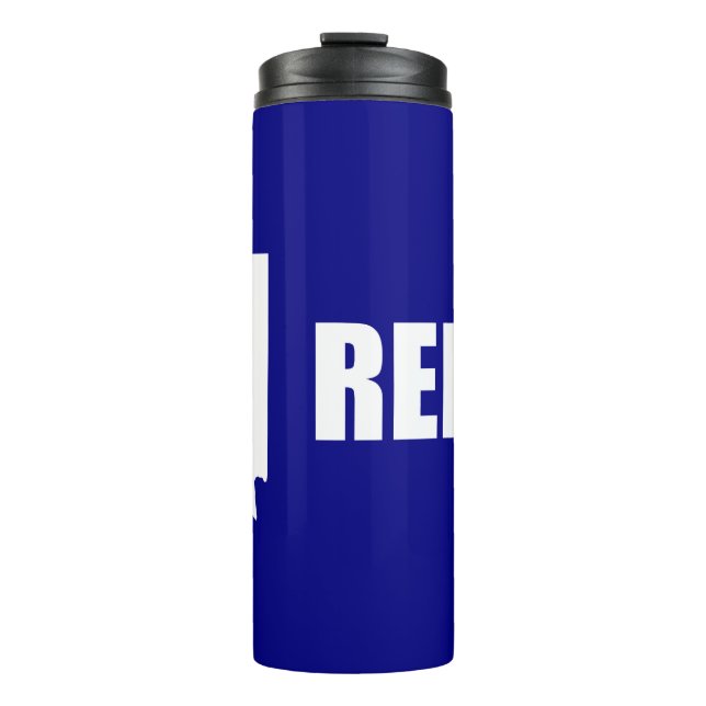 Bouteilles Isothermes Drapeau de Reno, Nevada Tumbler Thermal (Devant)
