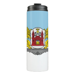 Bouteilles Isothermes Drapeau de Riga, Lettonie Tumbler thermique