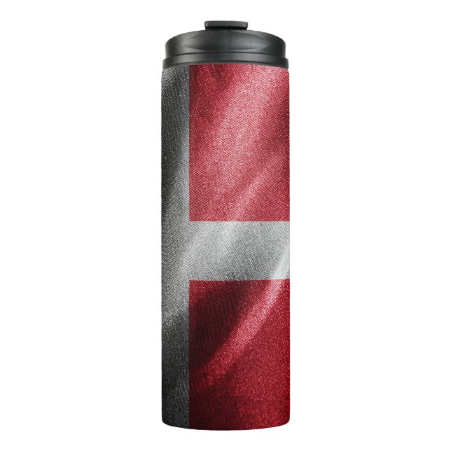 Bouteilles Isothermes Drapeau de soie du Danemark (Devant)