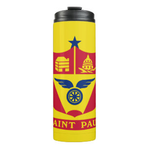 Bouteilles Isothermes Drapeau de St Paul, Minnesota Tumbler Thermal