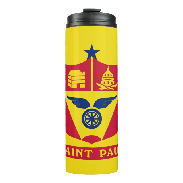 Bouteilles Isothermes Drapeau de St Paul, Minnesota Tumbler Thermal (Devant)