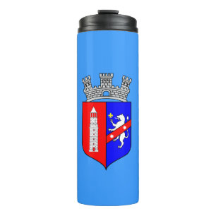 Bouteilles Isothermes Drapeau de Tirana, Albanie Paruline thermique