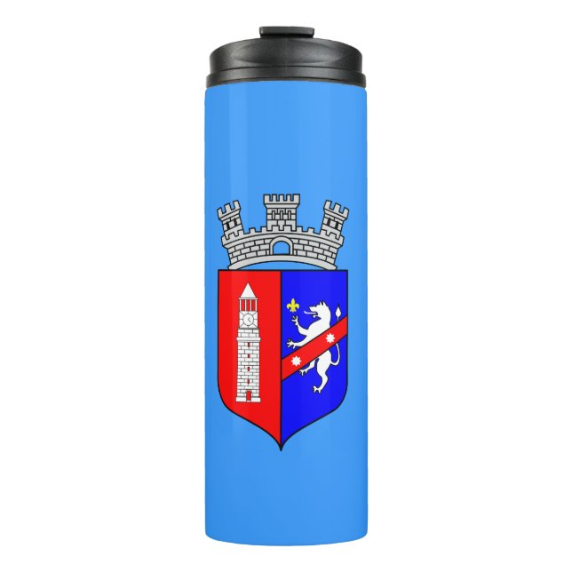 Bouteilles Isothermes Drapeau de Tirana, Albanie Paruline thermique (Devant)