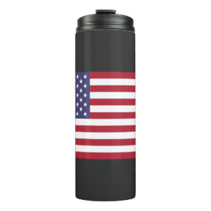 Bouteilles Isothermes Drapeau des États-Unis d'Amérique rouge blanc et