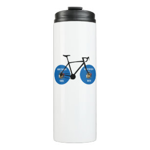 Bouteilles Isothermes Drapeau du Wisconsin cyclisme
