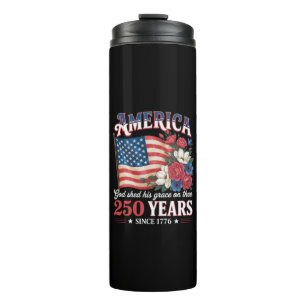 Bouteilles Isothermes Drapeau Floral America 250 Ans