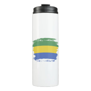 Bouteilles Isothermes Drapeau Gabon