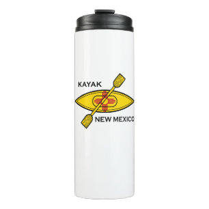 Bouteilles Isothermes Drapeau Kayak Nouveau-Mexique