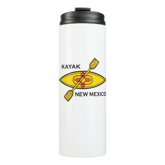 Bouteilles Isothermes Drapeau Kayak Nouveau-Mexique (Devant)