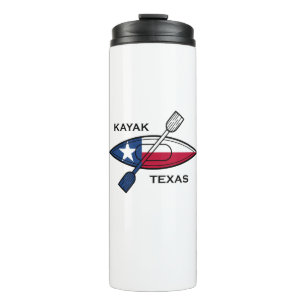 Bouteilles Isothermes Drapeau Kayak Texas