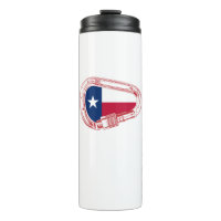 Drapeau Texas Escalade carabiner