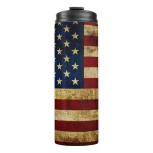 Bouteilles Isothermes Drapeau USA / Grunged