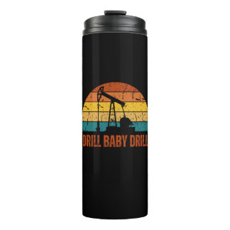 Bouteilles Isothermes Drill Baby Drill Retro Sunset Style