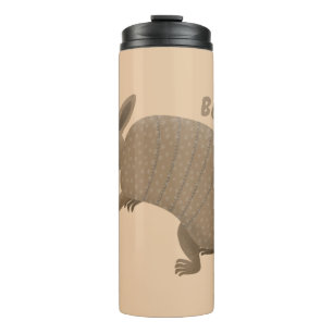 Bouteilles Isothermes Drôle armadillo joyeux dessin animé