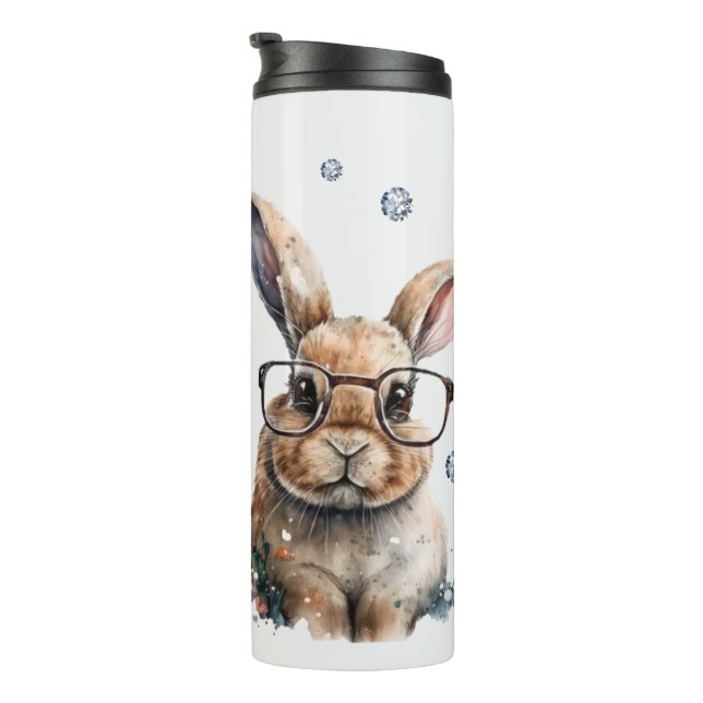 Bouteilles Isothermes Drôle cadeau, Bunnie, Café, Cadeau Ami (Tourné sur la droite)
