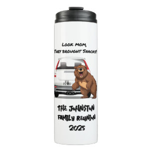 Bouteilles Isothermes Drôle Camping Thème Thermal Drink Tumbler"