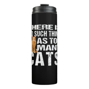 Bouteilles Isothermes Drôle Chat TShirt_ Pas Ce Que Trop De Chats T