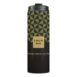 Bouteilles Isothermes Duo noir et olive - Logo d'affairesParleur thermiq
