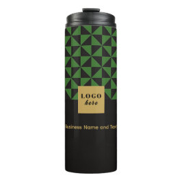 Bouteilles Isothermes Duo noir et vert - Logo d'affairesParleur thermiqu