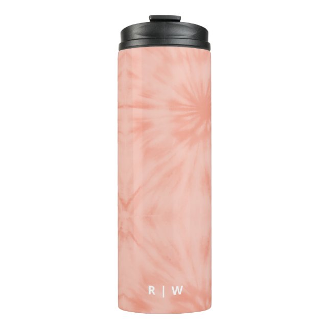 Bouteilles Isothermes Dye | Coral Pink Modern Pastel (Devant)