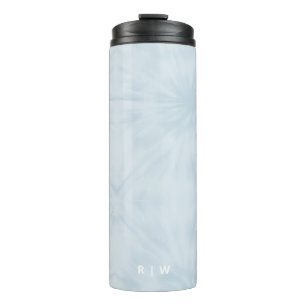Bouteilles Isothermes Dye   Pastel Blue Modern Stylish Monogram