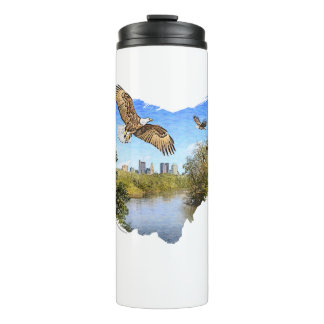 Bouteilles Isothermes Eagles Scioto River Columbus Ohio Tumbler thermiqu
